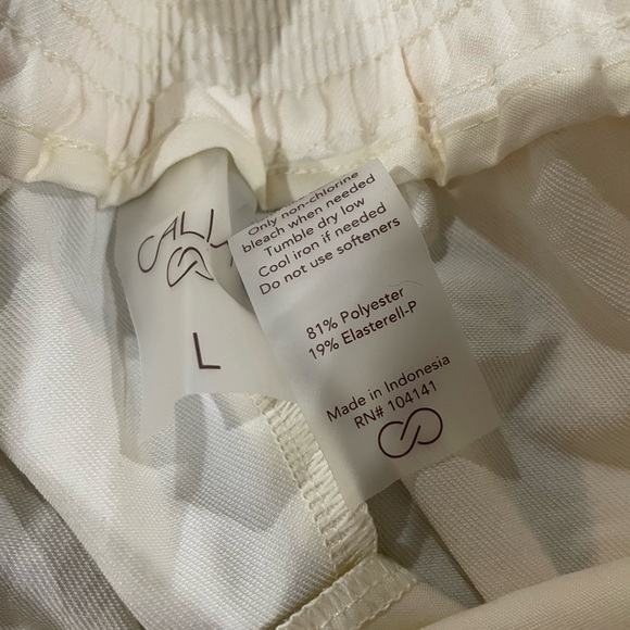 🆕 Calia Journey Trapunto Paperbag Skort, Unbleached - Picture 7 of 8